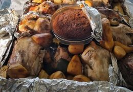 毛利人请我吃了一次他们的传统美食