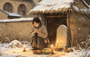 长武孝村：白兔暖足，孝子刘霞守墓