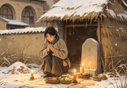 长武孝村：白兔暖足，孝子刘霞守墓