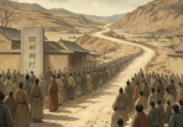 御驾驻塬，古村留名回朝村