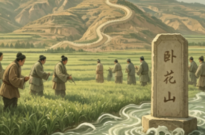 马坊卧龙山，公刘求艺结良缘