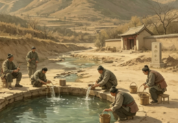 马鞍山与马刨泉，左丘明黑河川遗踪